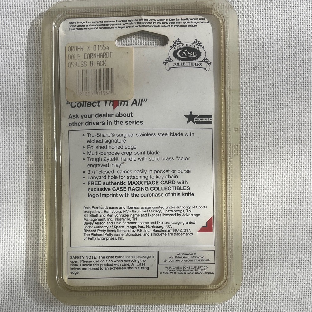 DALE EARNHARDT Collectors Edition Black Knife - Picture 2 of 3